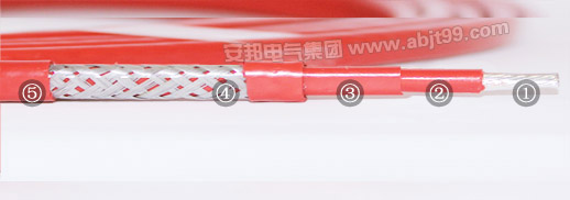 單芯串聯(lián)式恒功率電伴熱帶結(jié)構(gòu)圖