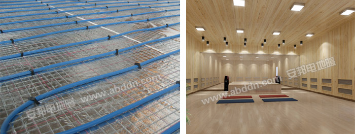 高溫瑜伽館發(fā)熱電纜安裝圖