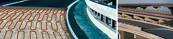 發(fā)熱電纜融雪效果