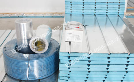 電地暖安裝材料進場圖