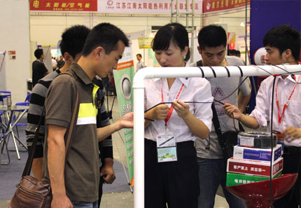 管道保溫電伴熱帶展臺(tái)