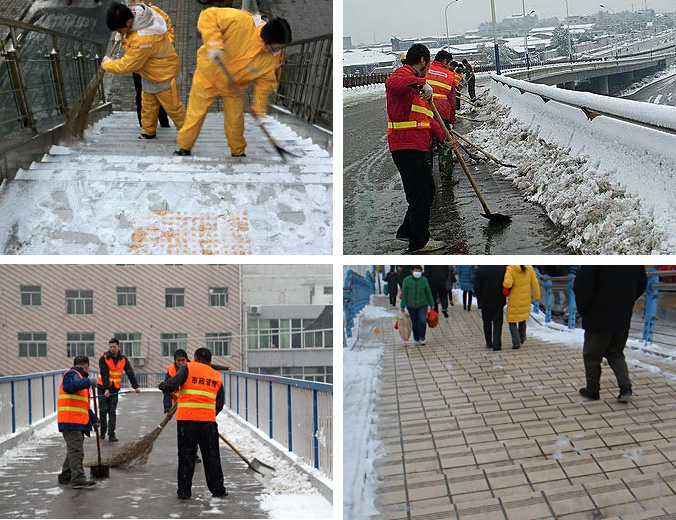 以往天橋、立交橋人工除雪廠景